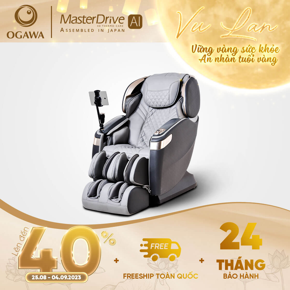 máy ghế massage ogawa dành cho người già 4D